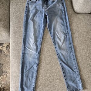 KanCan Women's Faded Blue Skinny Jeans